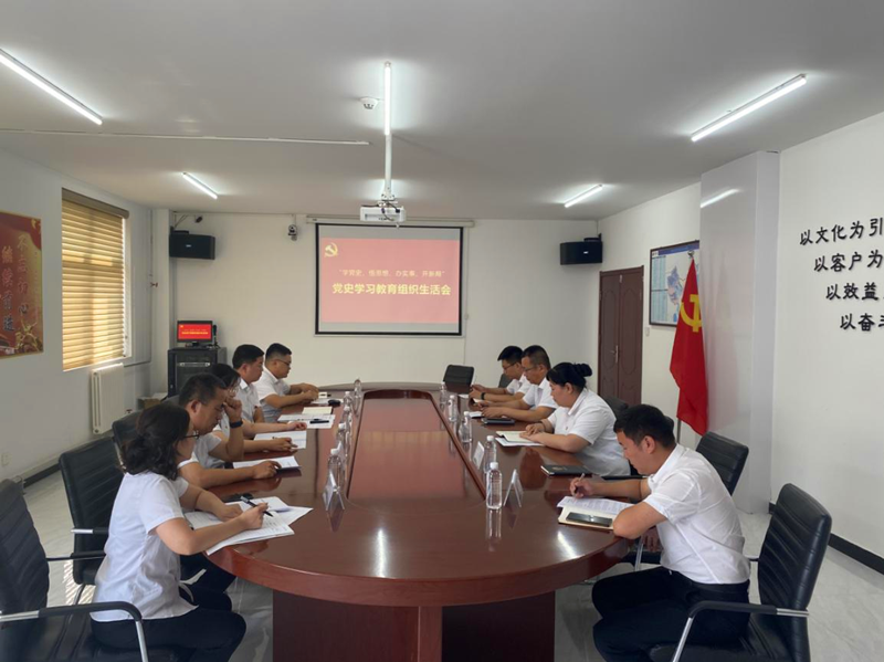 各基層單位黨史學(xué)習(xí)教育專題組織生活會(huì)召開