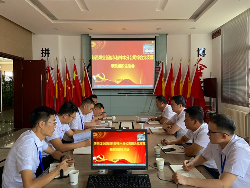 神木分公司各黨支部黨史學(xué)習(xí)教育專題組織生活會(huì)召開(kāi)-配圖1.png