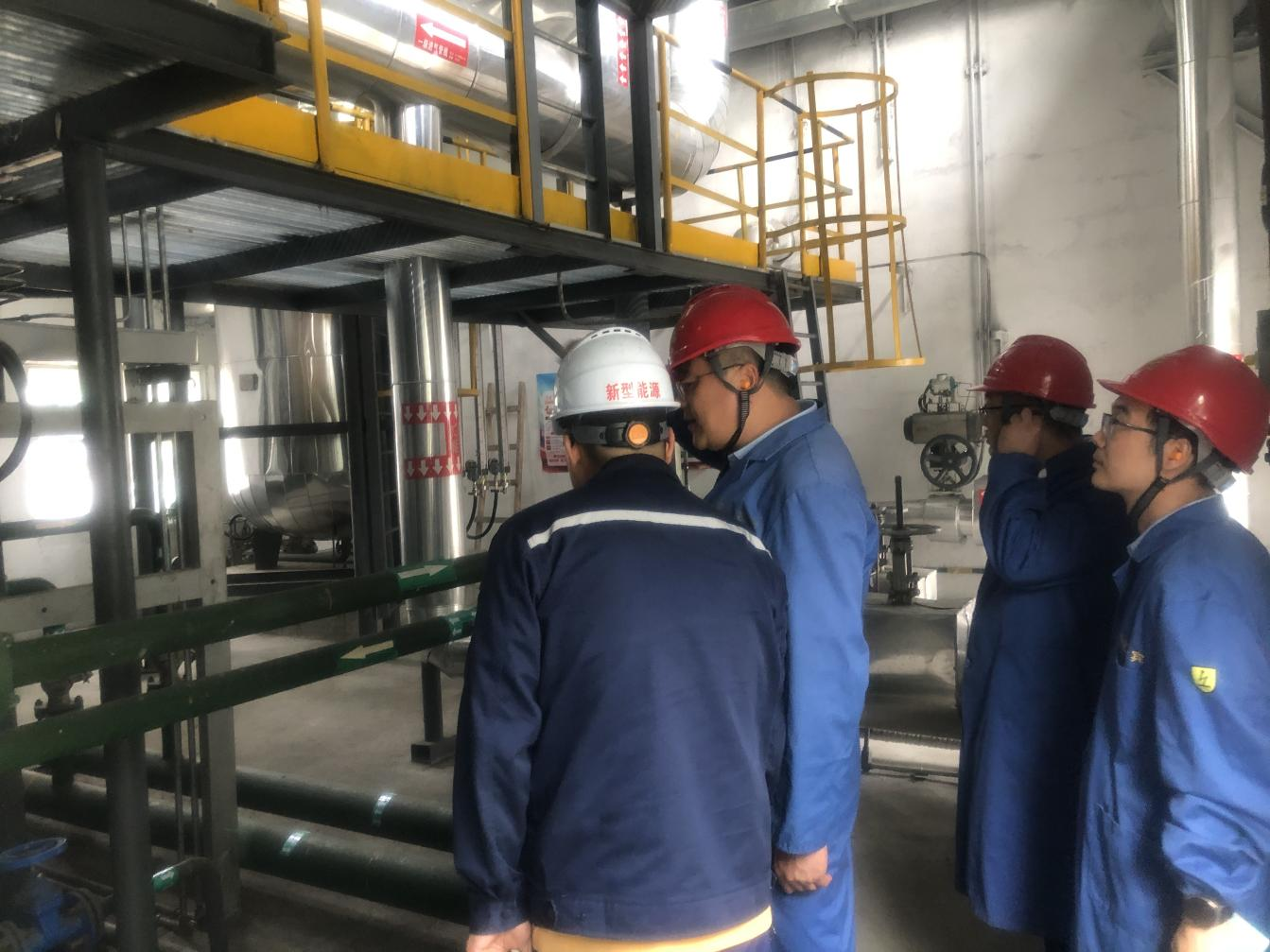 劉新成帶隊(duì)赴中泰公司、灃京公司調(diào)研指導(dǎo)